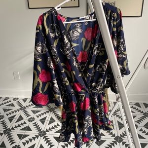 Honey Punch printed romper